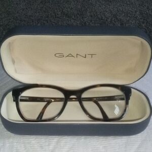 GANT Men's Brown Glasses With Cleaning Cloth